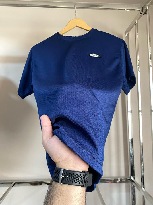 N-i-k-e blue tee shirt